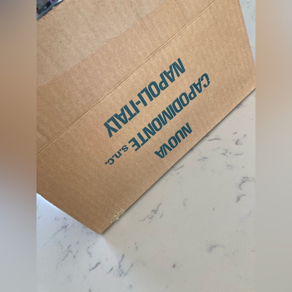 Capodimonte Christmas Double Poinsettia Candle Holder, vintage 🎄 - Picture 12 of 13